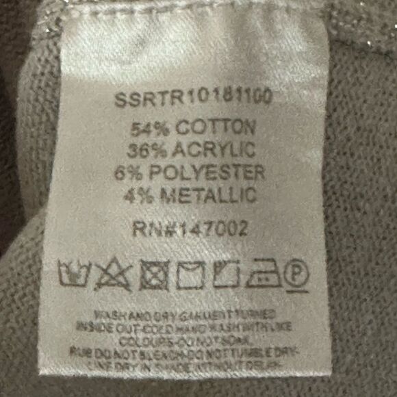 Stylestalker | Tamara Sparkly Knit Long Sleeve Sweater Mini Dress Size XL - Picture 8 of 10